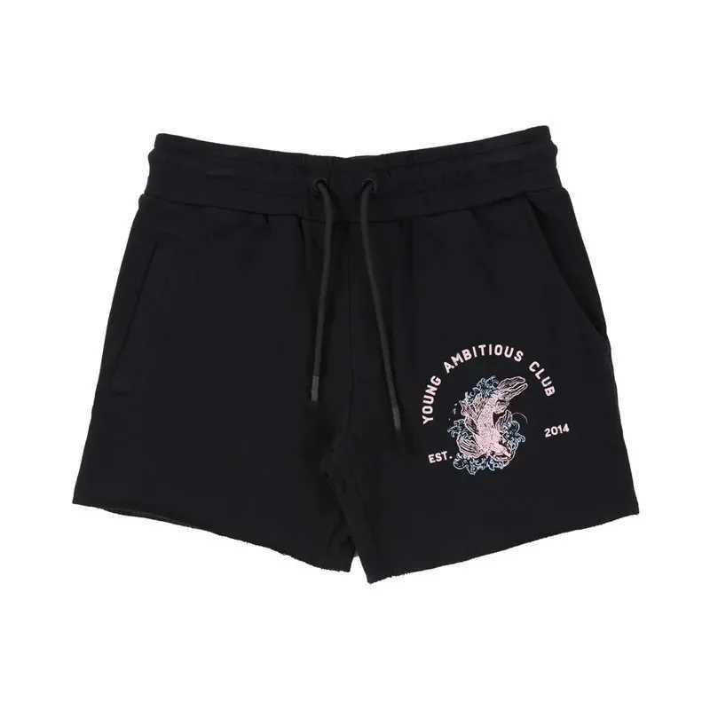 Shorts Men Summer Cotton Casual Fitness Work Pants Solid Color Drawstring White Workout Running Sweatshorts Male Short Homme W250219