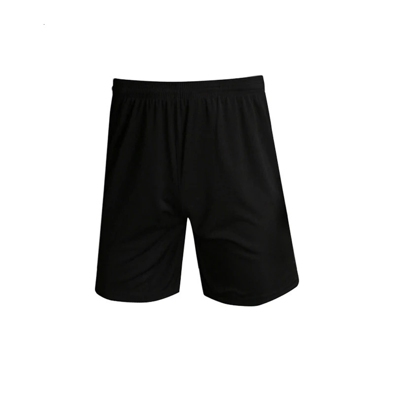 Mens football running shorts quick drying fitness black doublelayer sports training 250219