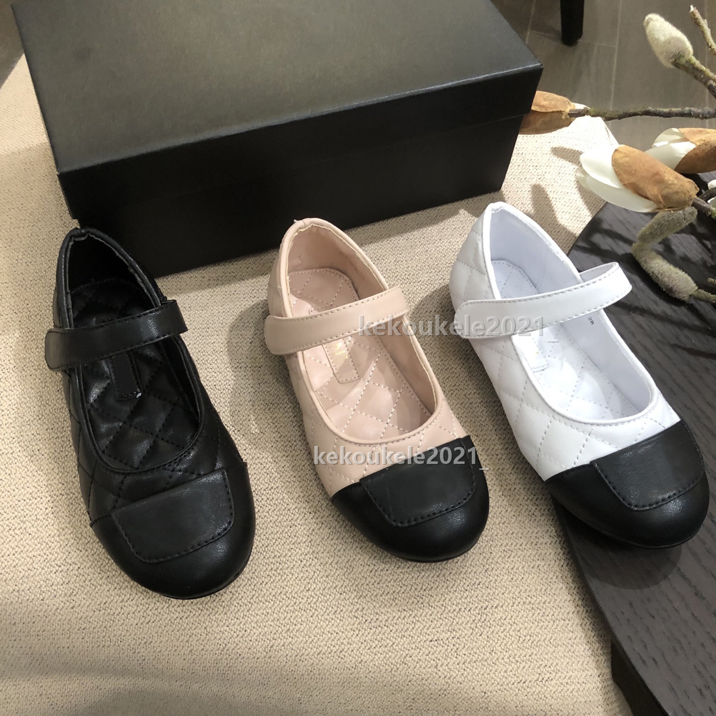 2025 New Girl's Princess Shoes Genuine Leather Fashion Ballet Shoes Spring Autumn Kids Dress Shoes Children Flats Shoes