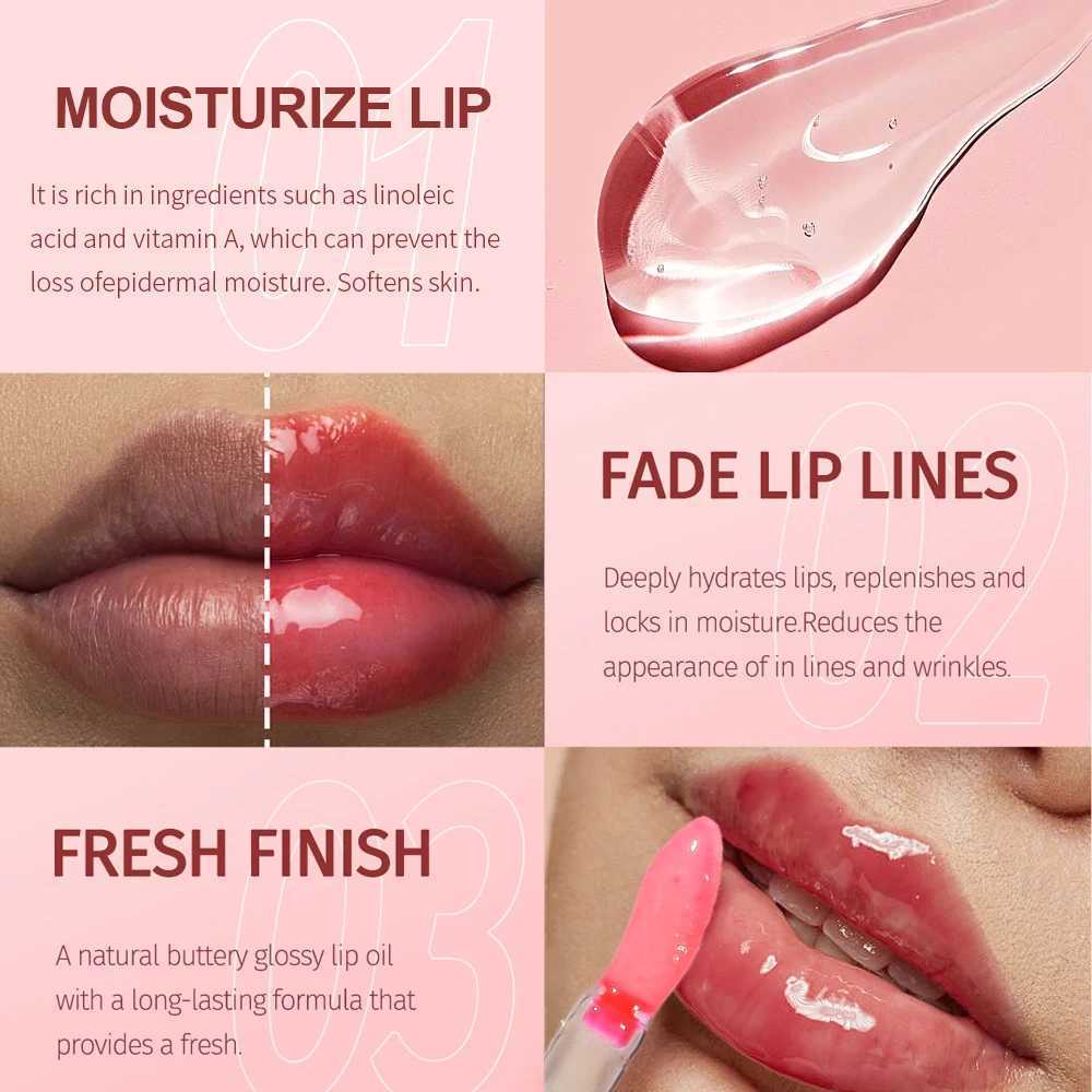 6 Piece Color Changing Lip Gloss Set Fruity Scent Moisturizing and Long Lasting Smooth Hydrating Temperature Activated Lip tintW250219