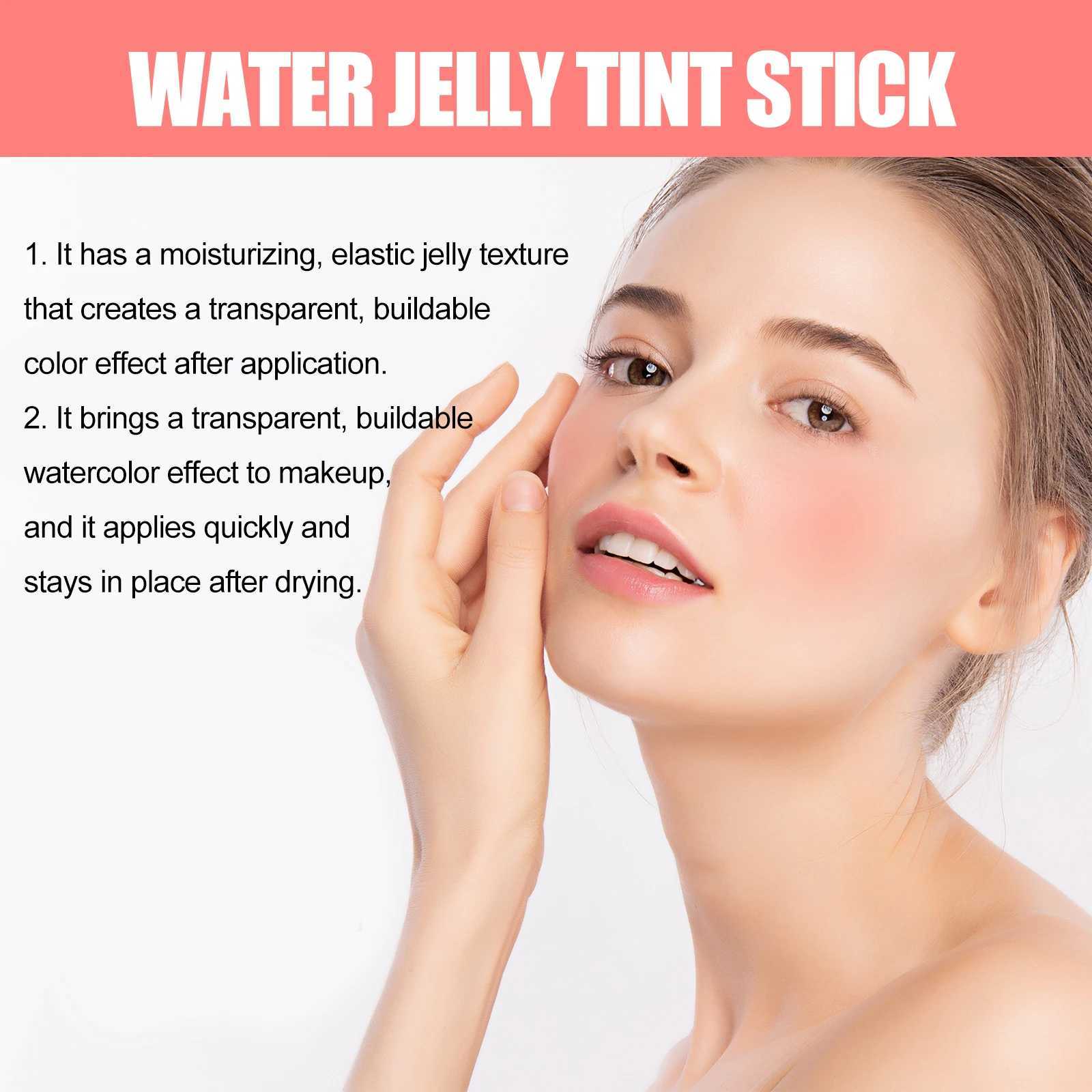 EELHOE 3-in-1 Cheek and Lip Moisturizing B-shaped Eye Cream Cheek and Lip Gloss Cream Fruit Jelly Matte Contour MakeupW250220
