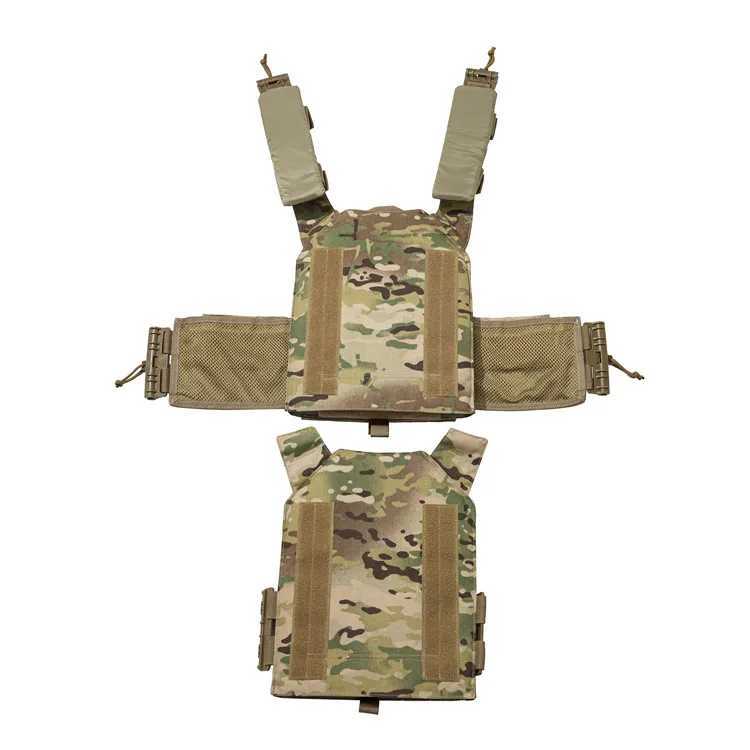 EMERSONGEARS FS Style Strand Hogg Quick Release Cut Plate Carrier Laser Cut Modular MOLLE High Speed Plate Carrier Vest 1000DXJ250219