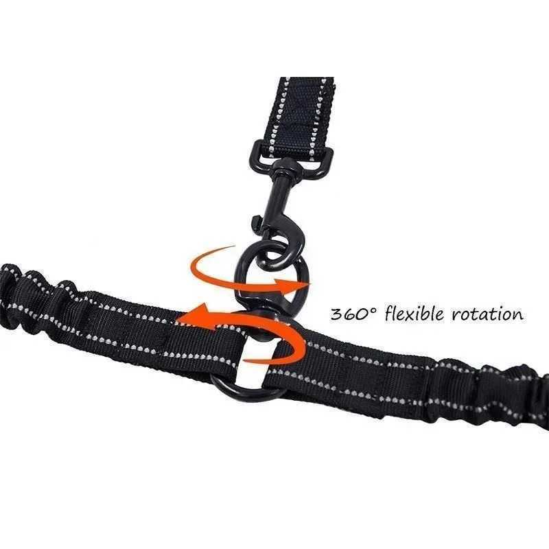Dual Dog Leash Walking Training Leash Comfortable Shock Absorbing Reflective for Two Dogs Dog Supplies Double LeashesXJ250218