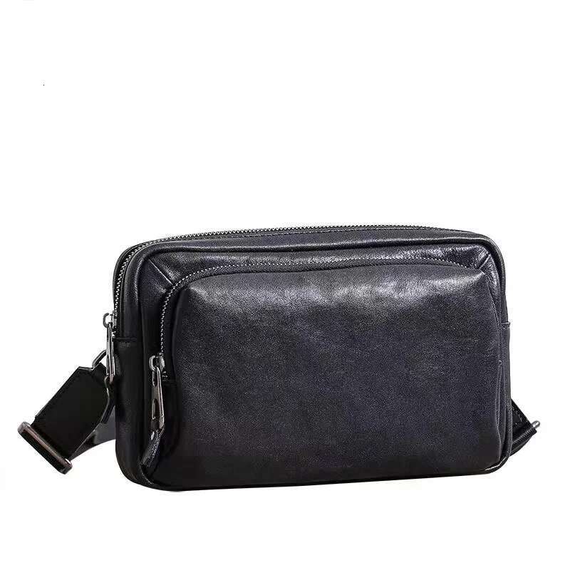Wmnuo Brand Messenger Shoulder Man Genuine Cowhide Leather Crossbody Bag Male Mini Ipad Clutches Handbag Boys Qx769