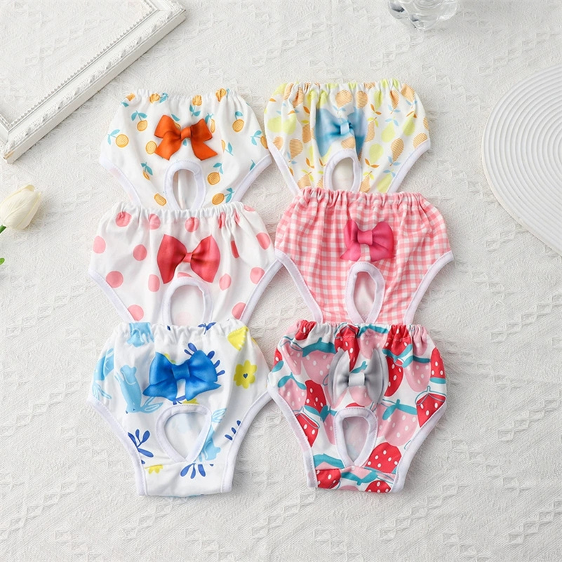 Cute Dog Printed Disposable Diapers - Comfortable & Absorbent Pet Underwear for Dogs