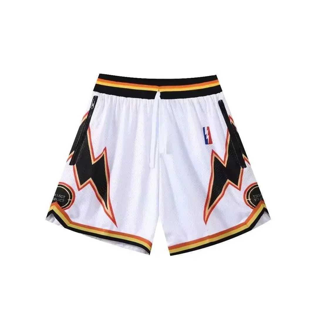 Men's Shorts American basketball shorts mens summer loose fast drying breathable sports four point pants but James Currys knee style is the same 