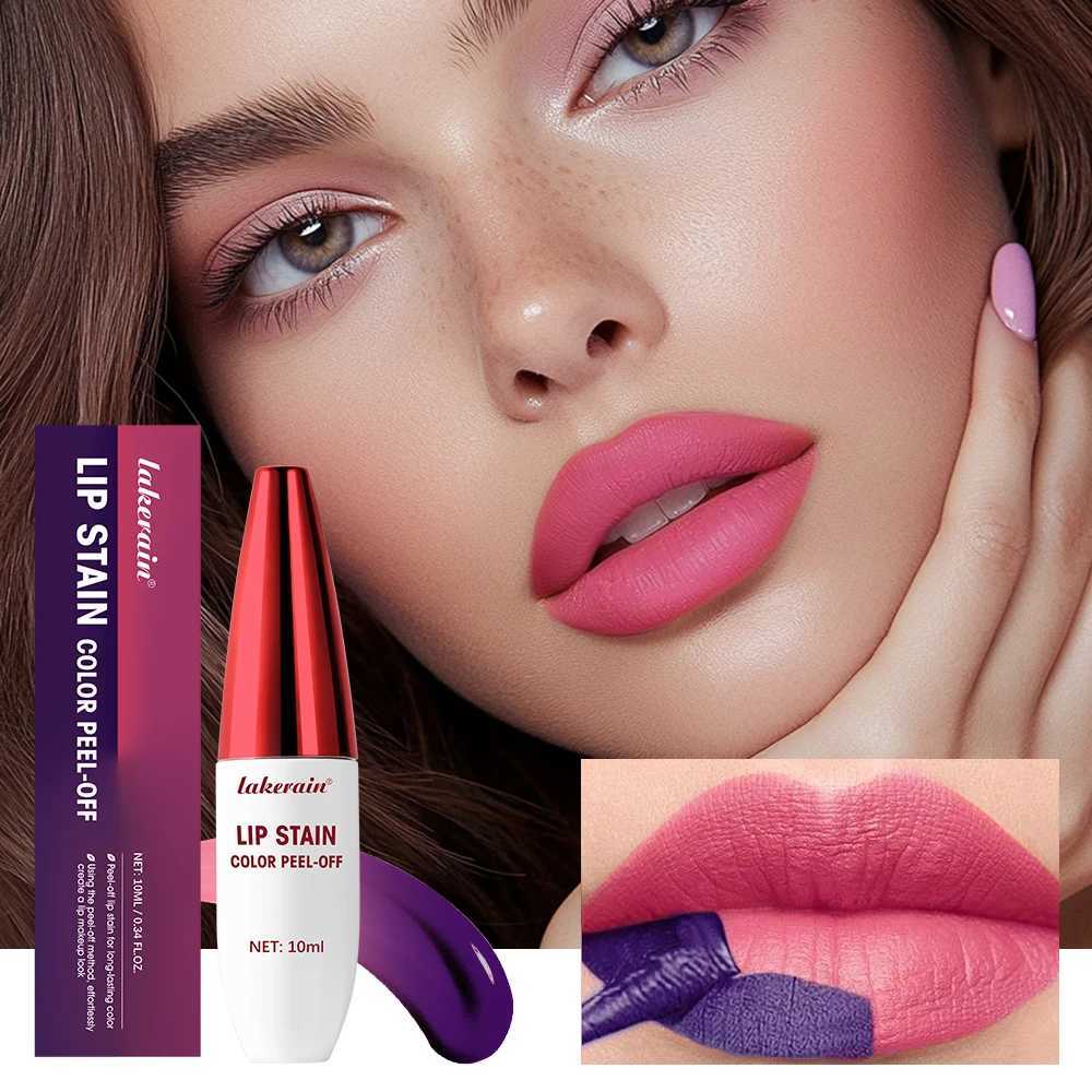 3 Colors Lip Stain Color Peel-Off Stick Set Long-lasting Waterproof Pink Liquid Lip Gloss No Fading And Non-stick Cup Lip GlossW250219