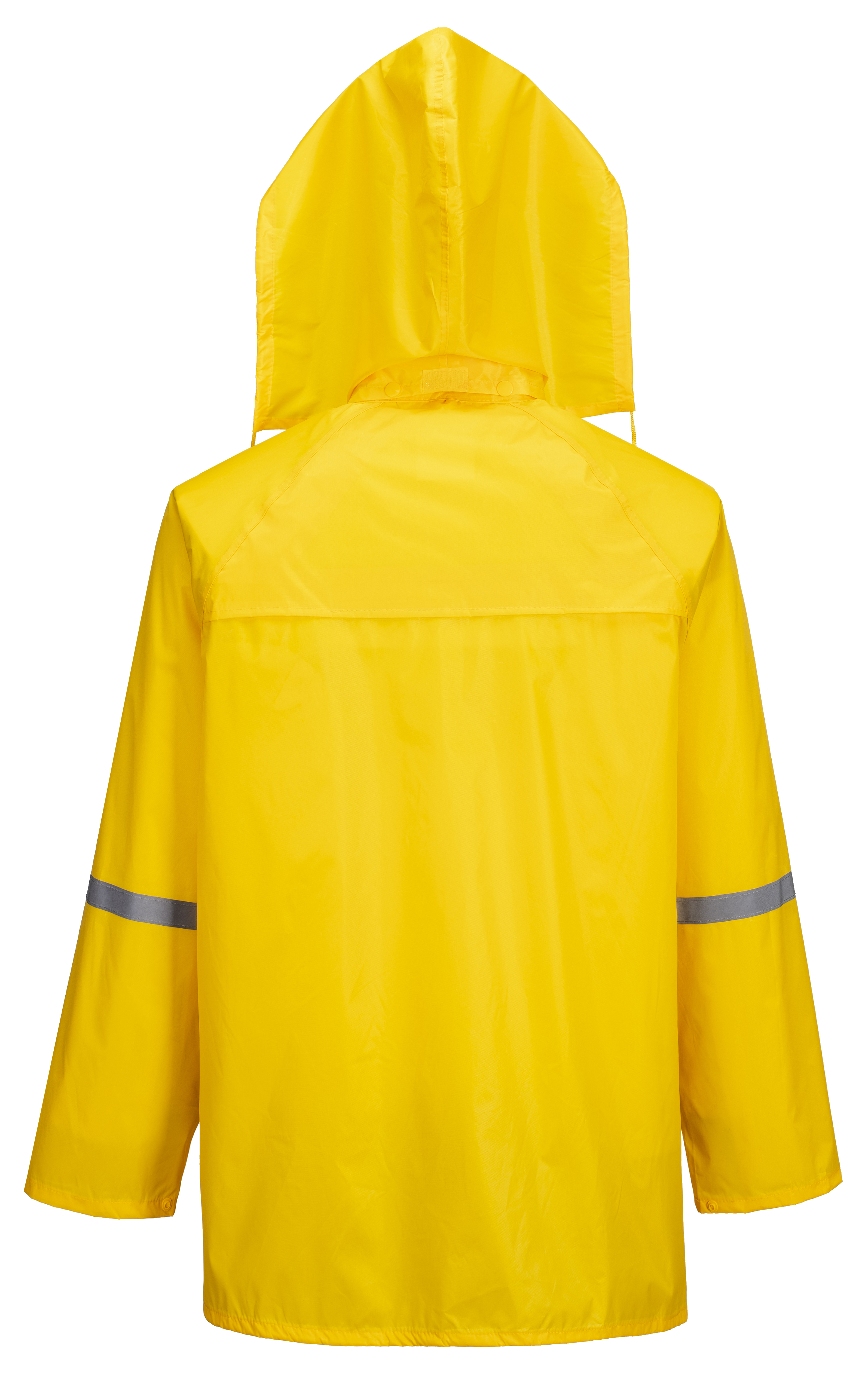 Water-Resistant Polyester PVC Jacket & Pants Set with Bright Reflective Stripes RS005