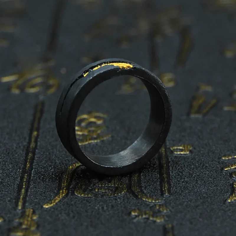 Black Sandblasted Meteorite 8mm Tungsten Carbide Ring for Men and Women Wedding Engagement Ring Anniversary Gift UnisexXJ250219