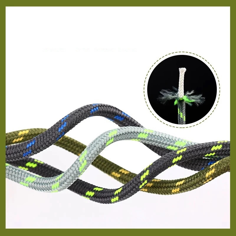 1Pair Round Shoelaces Outdoor Hiking Sports Shoe Laces Kids Sneakers Length 100120140160CM Lacets Baskets 19 Colors 250219