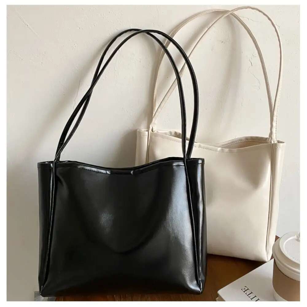New Fashionable Handbag With Simple Temperament Western Style Large Capacity Single Shoulder Casual Shopping Bag, Designer Handbag