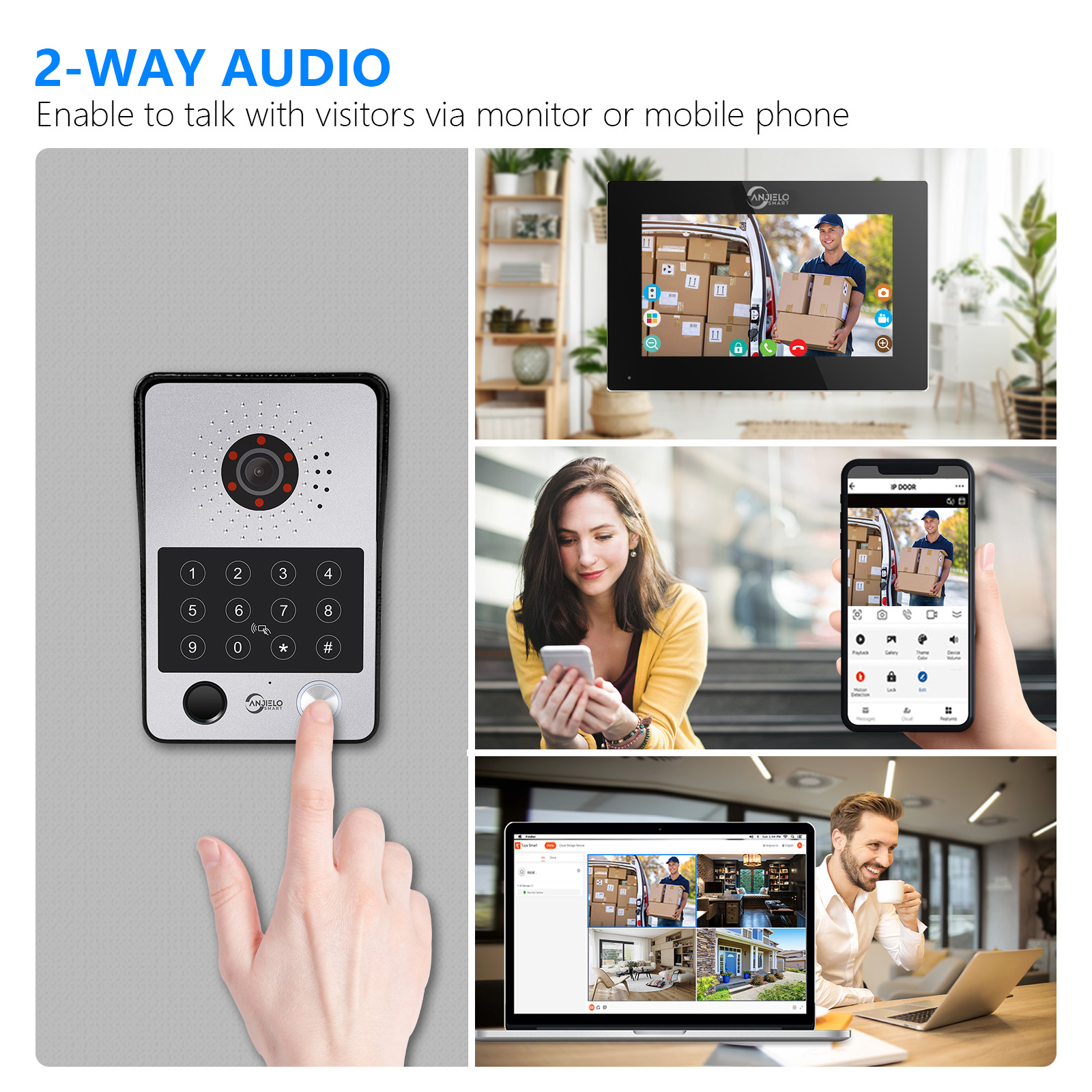 smart home enhancement tuyas 1080p highdefinition ip video doorbell intercom