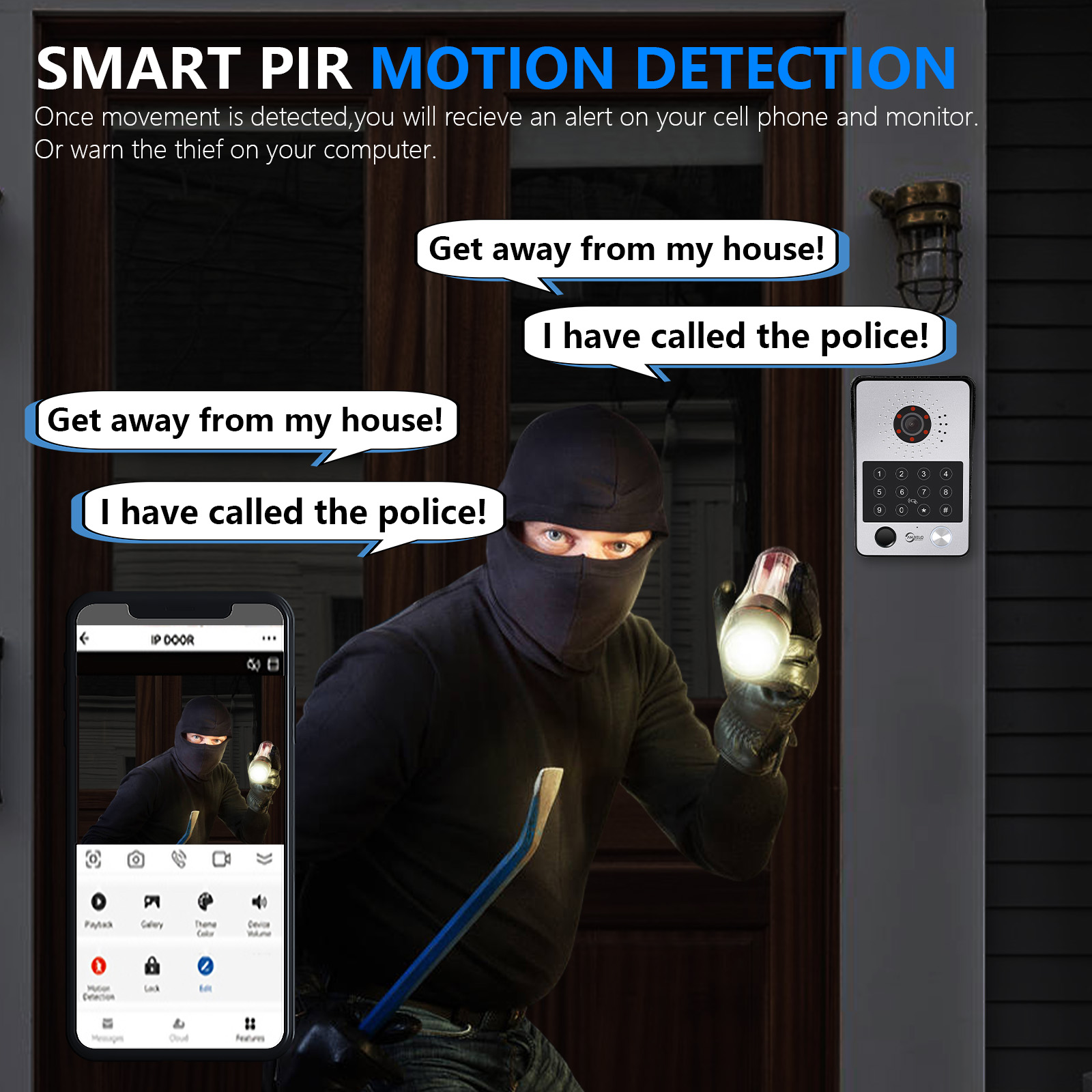 smart home enhancement tuyas 1080p highdefinition ip video doorbell intercom