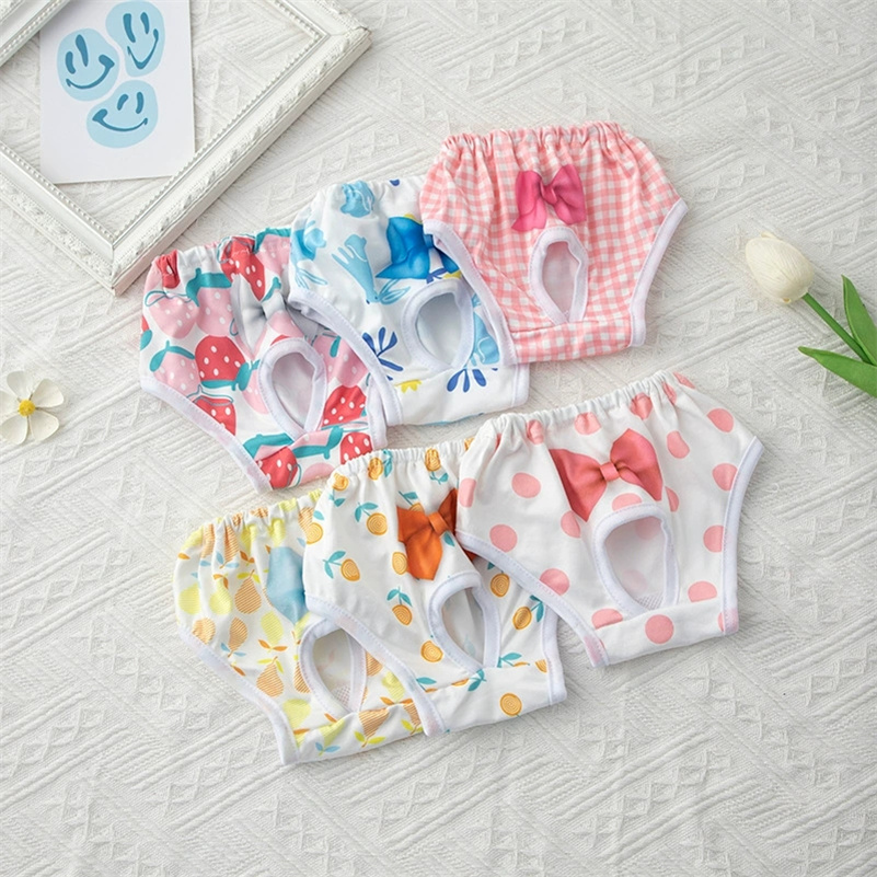 Cute Dog Printed Disposable Diapers - Comfortable & Absorbent Pet Underwear for Dogs