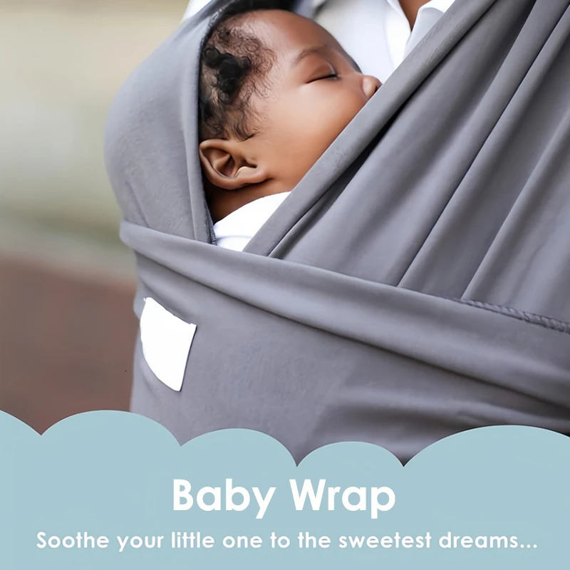 Baby Wrap Soft Stretchy Baby Sling Wrap Hands-Free Lightweight Baby for borns to Toddlers 7-35 lbs 250219