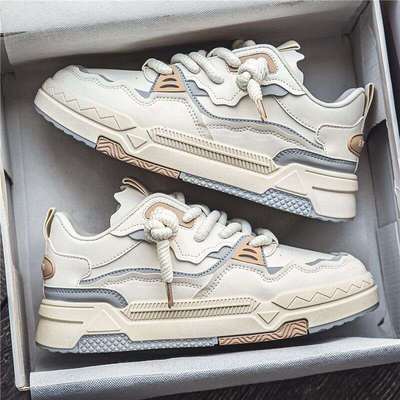 2024 Spring New Sports Board Korean Edition Versatile Thick Sole Heightened Dad Men's Casual Trendy Shoes