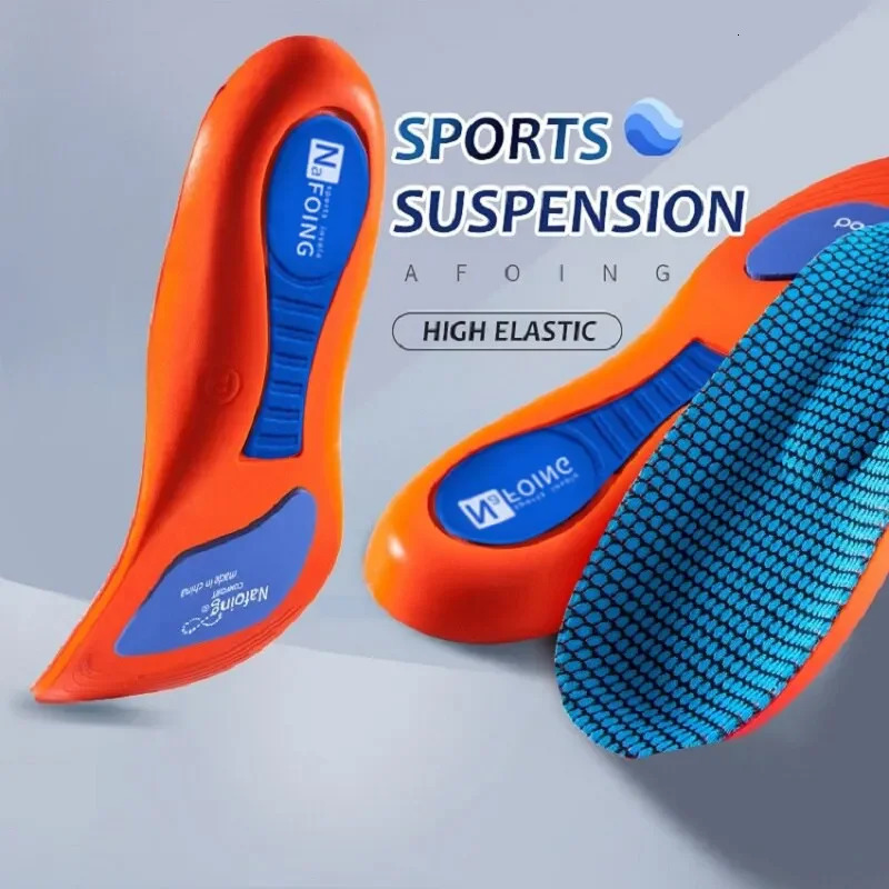 Sport Orthopedic Insoles for Feet Men Women EVA Breathable Shock Absorption Shoes Insole Running Basketball Care Pads 250219