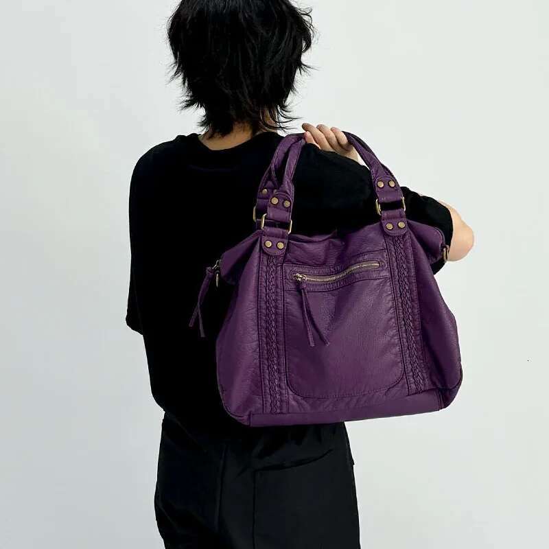 Moto & Biker Tote Bags For Women Designer Handbags And Purse 2023 New In Vintage Large Capacity Travel Shoulder Crossbody