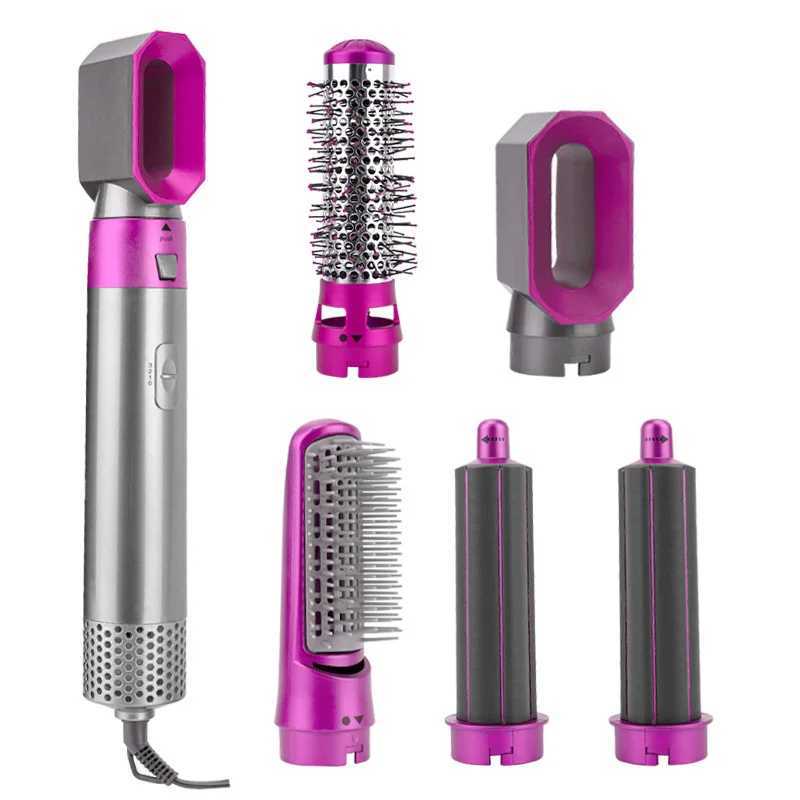 New Arrival Electronegative ion ceramic hair comb automatic curling iron professional curling iron quick heating detachable brush kit Z250219