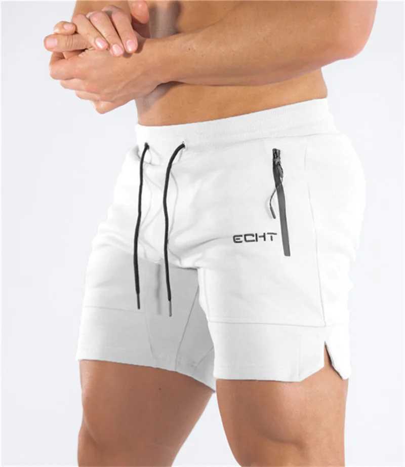 Mens Zip pocket sweatpants Fitness Gyms Shorts Men Summer Running Short Pants Male Jogger mesh Workout Beach sports short pants W250219