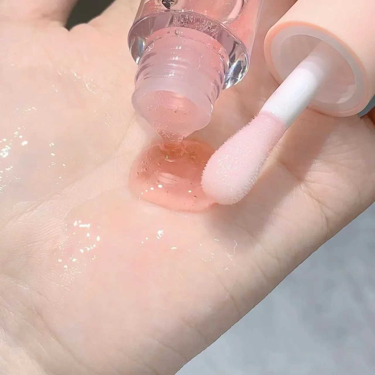 Transparent Water Gloss Jasmine Lemon Green Lip Oil Lasting Moisturizing Honey Lip Gloss Fading Lip Lines Lip Care OilW250219