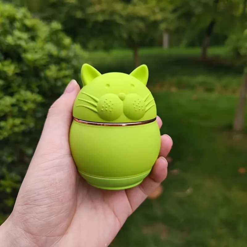High Quality Cute Cat Shape Metal Grinder Zinc Alloy Cigarette Grinder Spice Grinder Tool T250218