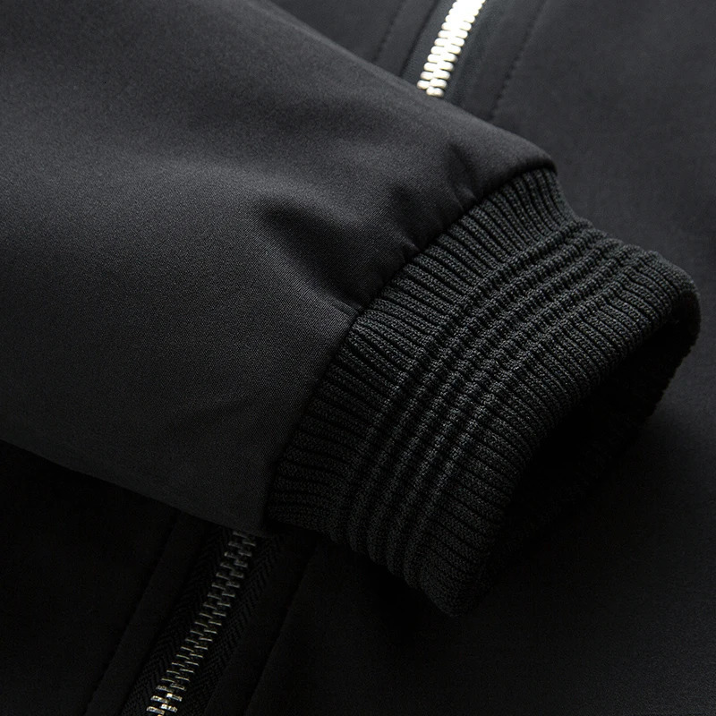 Men Bomber Jacket Thin Slim Long Sleeve baseball Jackets Mens Windbreaker Zipper Male Outwear Clothing 250218