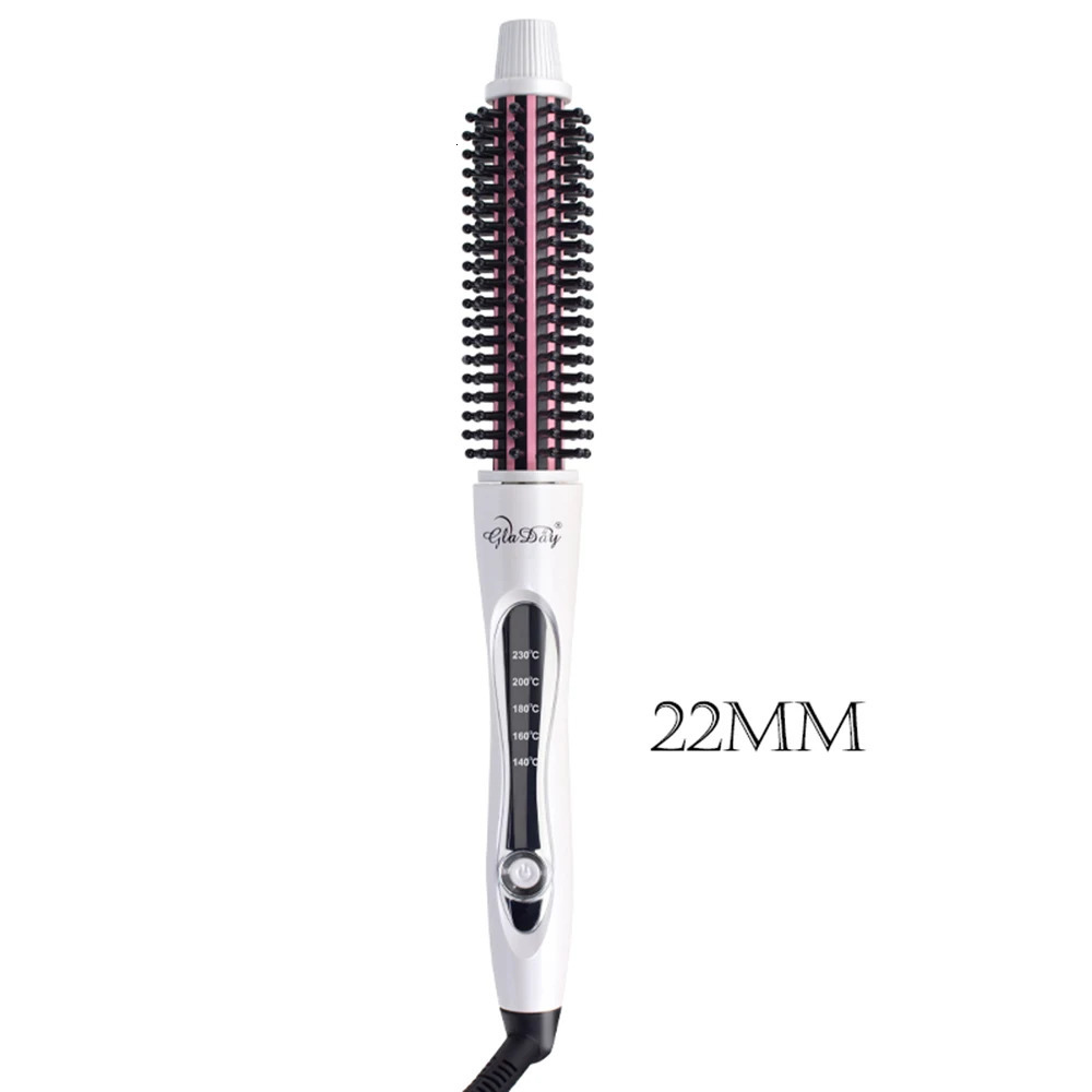 Hair Curler Hair Straightening Brush Heating Comb Hair Straight Styler Corrugation Curling Iron Hair Curler Comb 250214