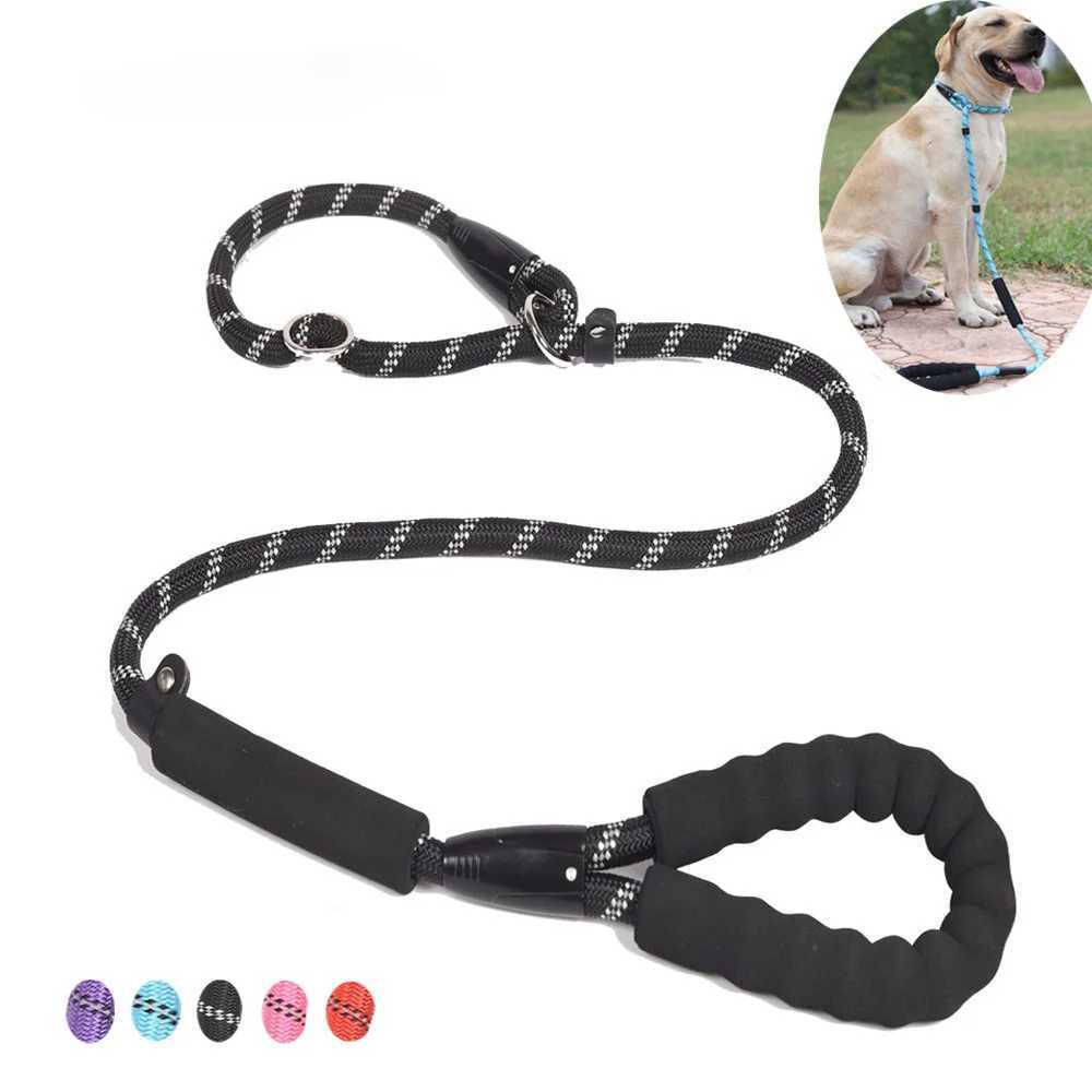 1.6M Reflective Rope Dog Lead Leash for Small Large Dogs Nylon Basic Leashes Dog Walking Big Dog CollarXJ250218
