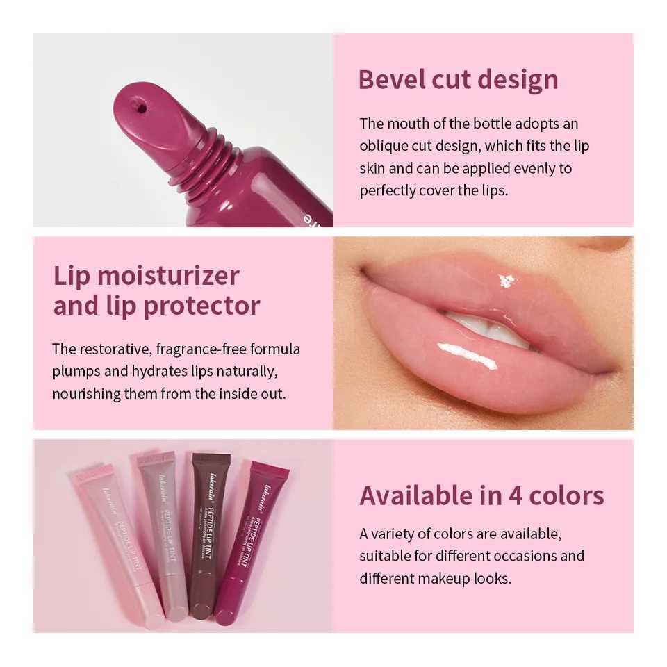 Full and Moisturizing Gloss Mirror Lip Color Nutritious Lip Oil Makeup Portable Lip Makeup Reduces Thin Lines on Womens LipsW250219