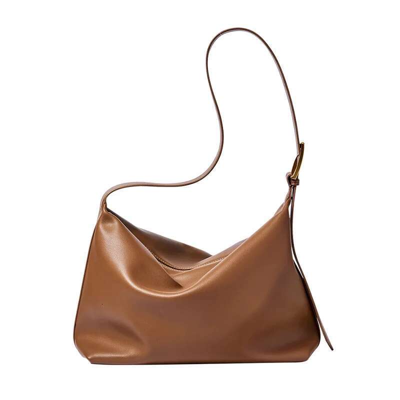 Brand Women's Shoulder Soft Leather Urious Tote Bag Large Capacity Top Layer Cowhide 2024 Women Diagonal Cross Handbag