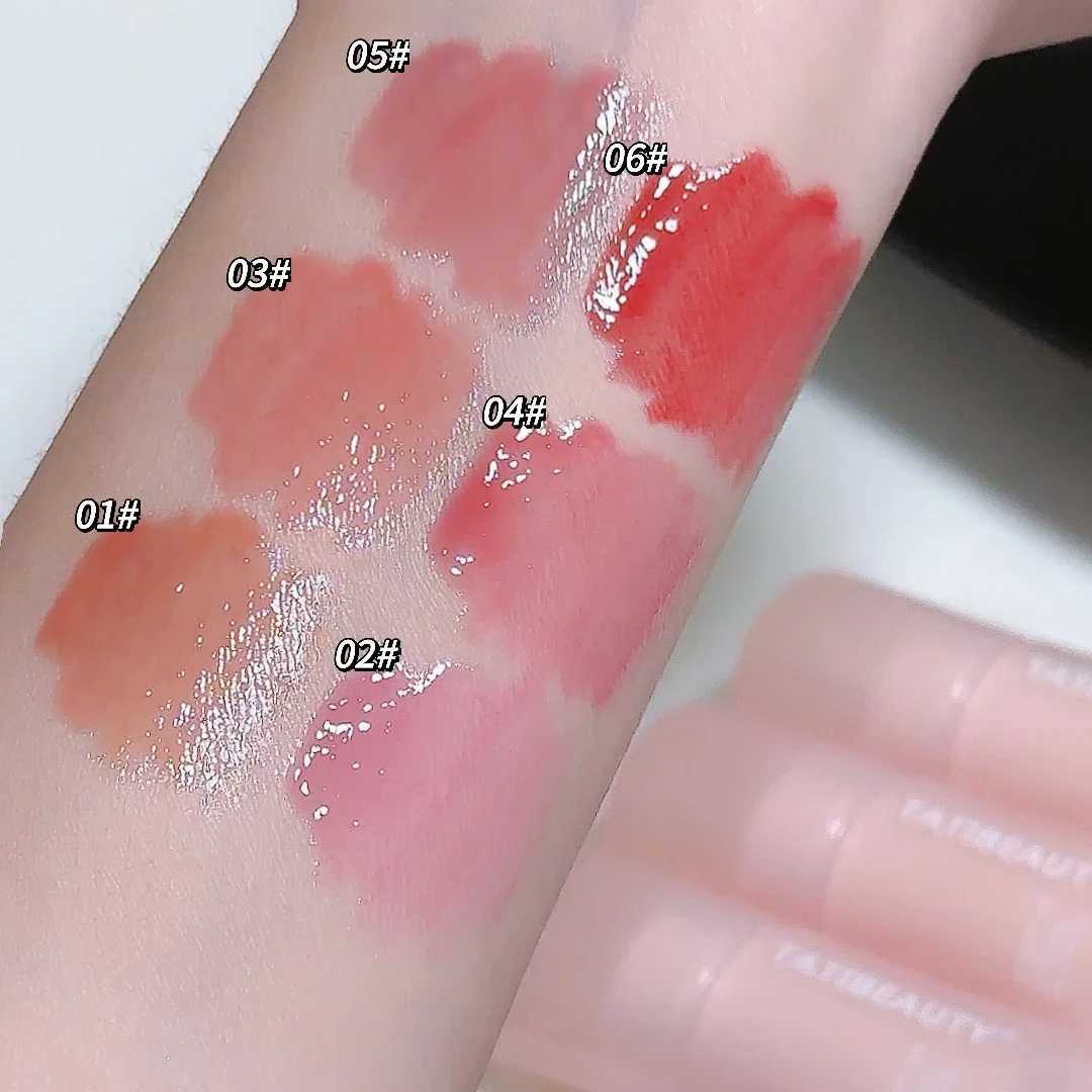 DIKALU Mirror Water Lip Gloss Crystal Jelly Lipstick Hydrating Plumping Moisturizing Colored Lip Tint Lips Care Makeup BeautyW250219