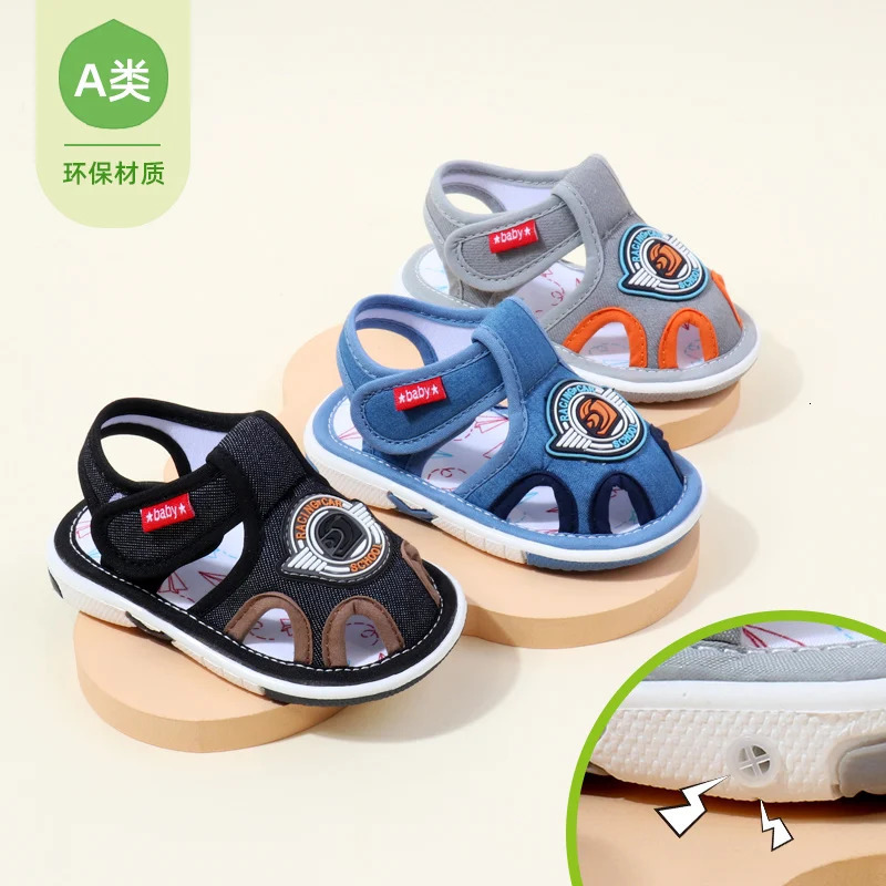 Baby Sound Shoes Toddler Prewalking Summer Cute Animal for Boys and Girls Kid Squeaky Sneaker MY2402 250219