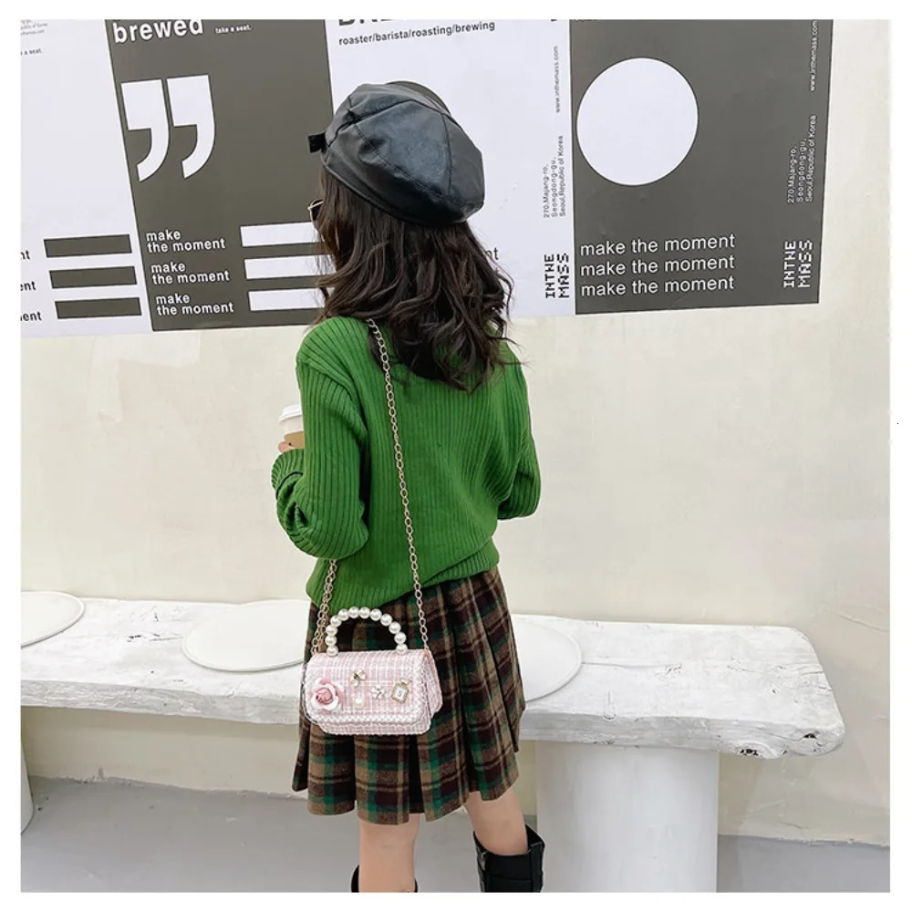 Childrens Small Fashion Princess Handbag Girl Chain Shoulder Crossbody Bags 250219