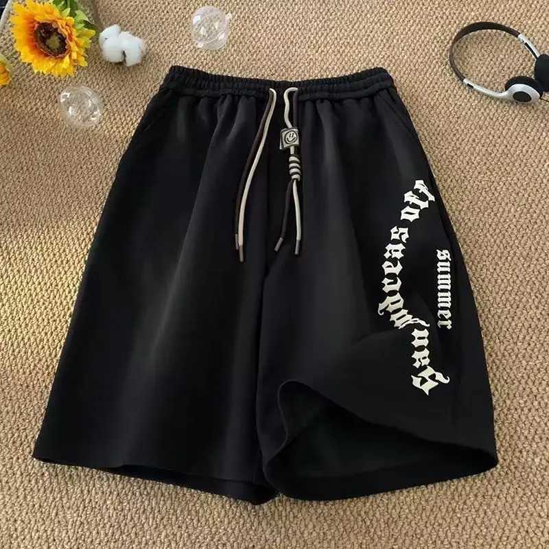 Men's Shorts Summer 2023 New Street Mens Fashion Brand Pohang High Street Running Sports Leisure Trend Five Point Basketball Shorts z250219
