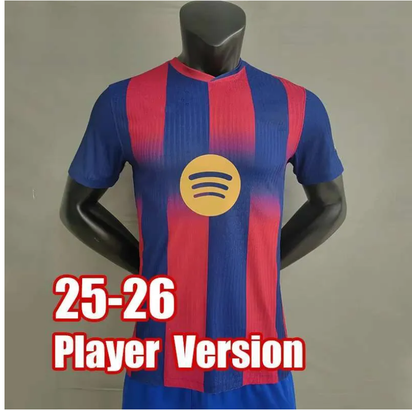 Player Version 25 26 BarcalonaS Soccer Jerseys styles Mens Uniforms Jersey Man Football Shirt 2025 2026 Football Shirt uniform