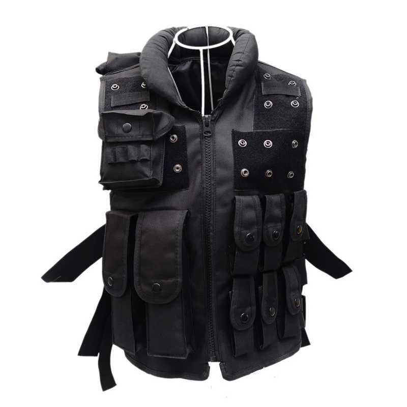 Tactical Kids Vest Adult SWAT Combat Vest Outdoor Game Training Protective Equipment Children Clothing Cs UniformXJ250219