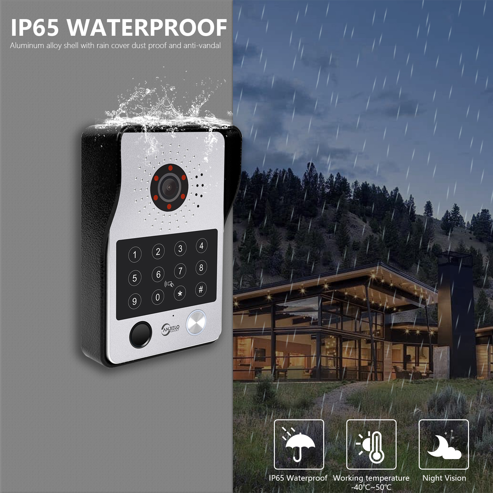 smart home enhancement tuyas 1080p highdefinition ip video doorbell intercom