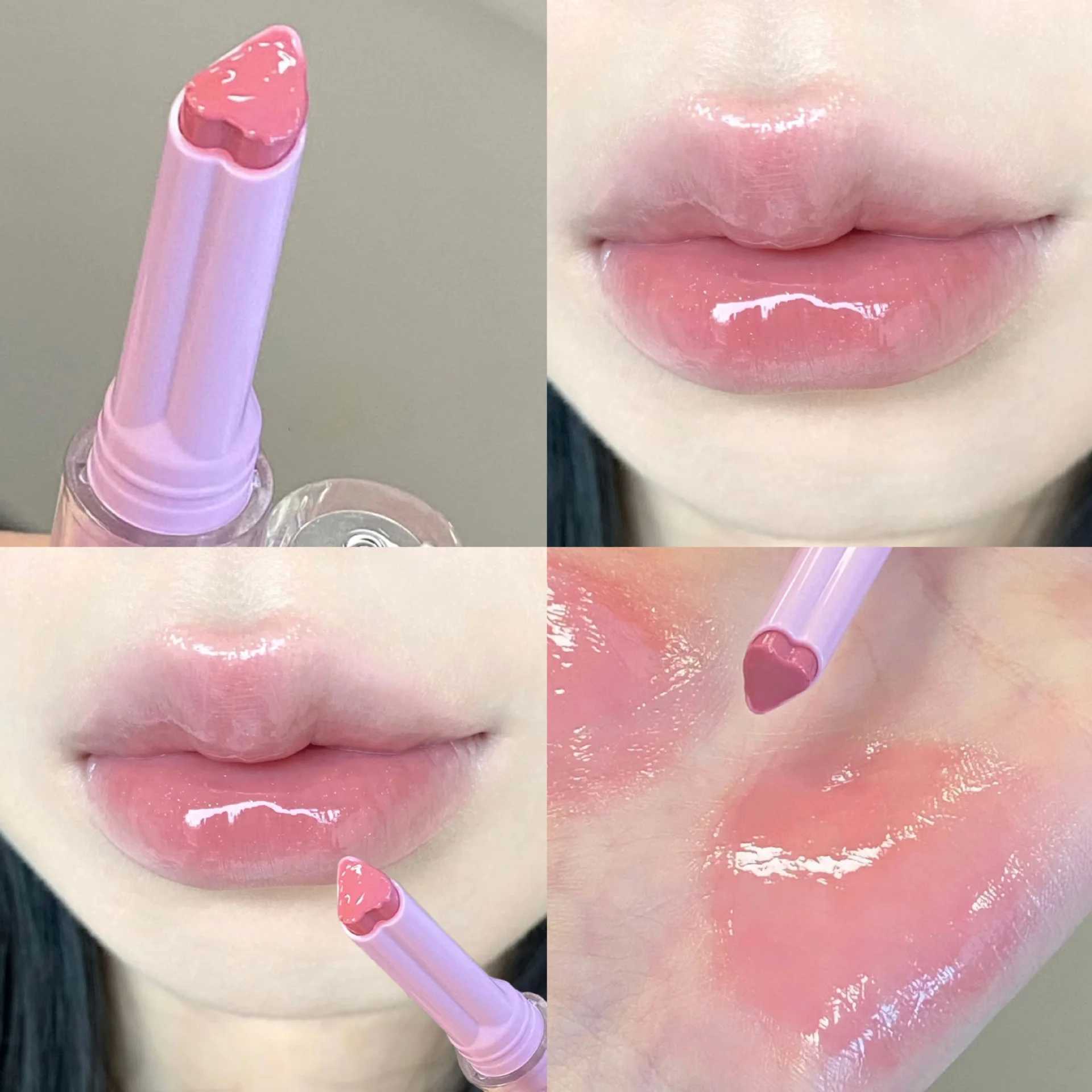 Gege Bear Garden Pink Rabbit Solid lipstick Moisturizing Watercolor lipstick Lasting Mild lipstickW250219