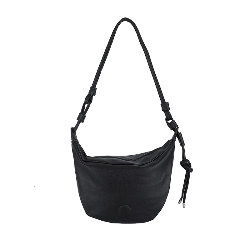 Small niche design for women in autumn winter 2025, new casual and relaxed one shoulder crossbody bag, commuting dumpling bag #swissmilitary
