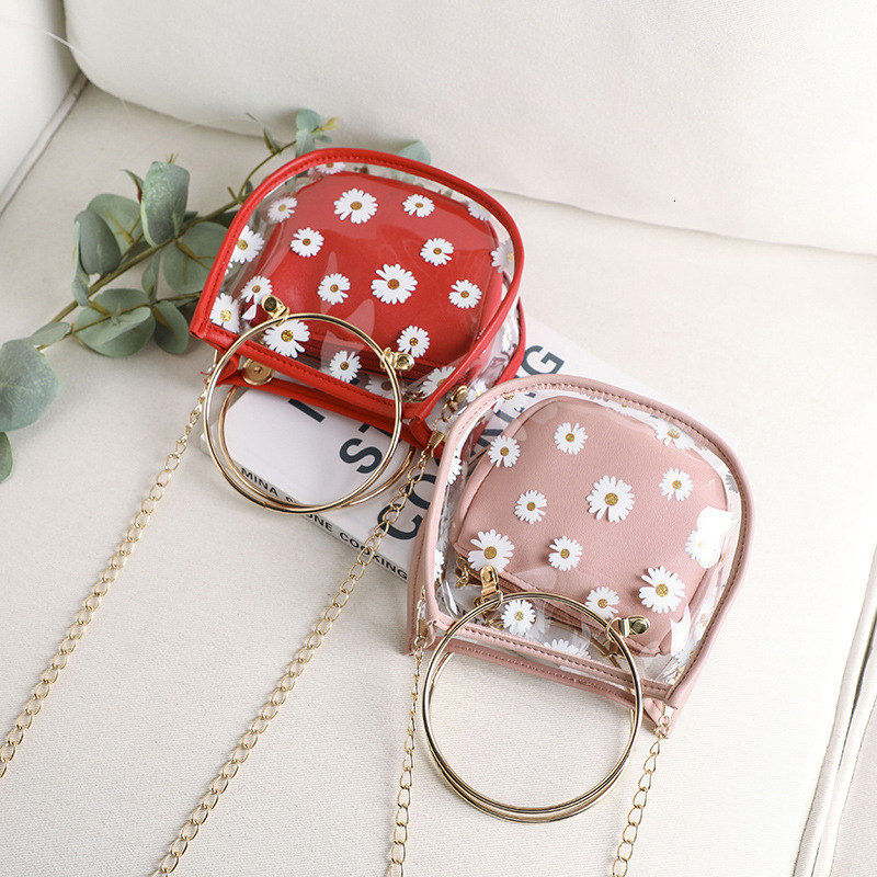 Women 2025 New Daisy Printed Jelly Mother and Child Personalized Single Shoulder Women's Fashionable Crossbody Bag #swissmilitary