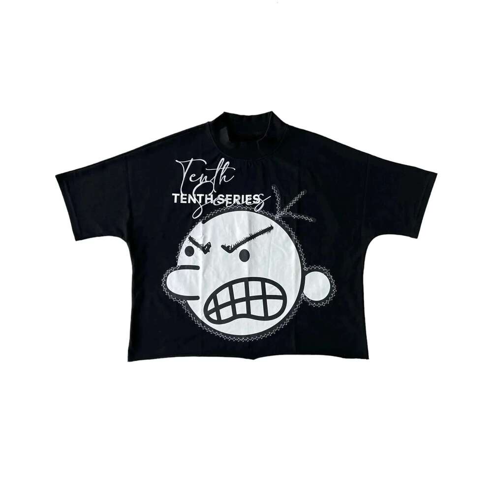 Streetwear Y2K Clothing Men Women Hip Hop Cartoon Image Graphic Printed T Shirts Gothic Oversized Cotton Short Sleeves