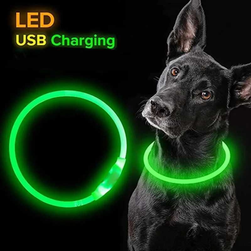 LED dog collar emits light USB cat collar in 3 modes LED light emits light to prevent LED dog collar from being used as a pet accessory for dogs W2502