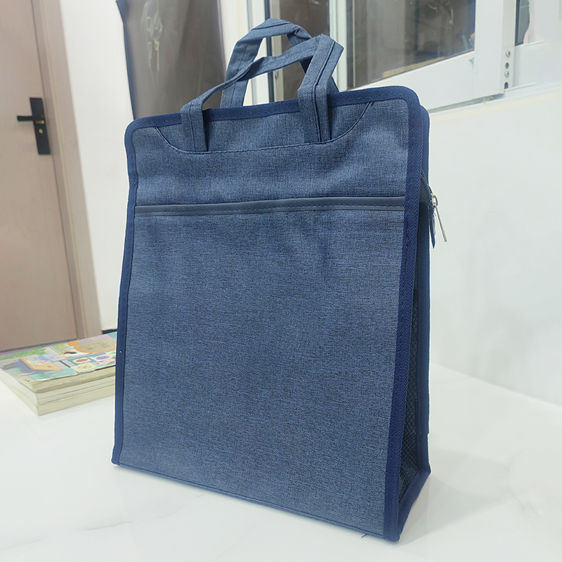 Factory direct vertical file bag, widened handbag, office meeting bag, hand-held briefcase