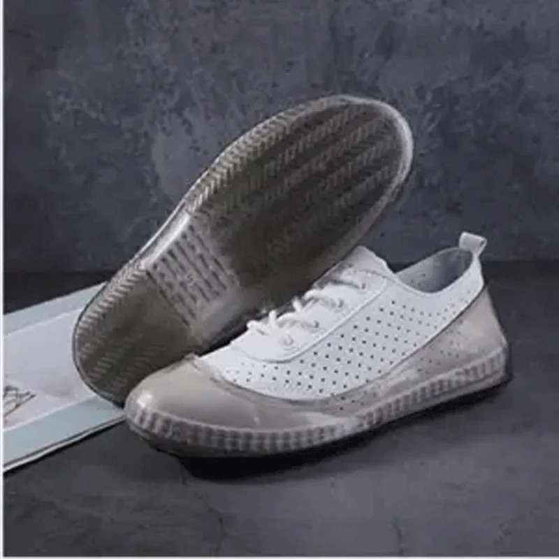 Home Reusable Rain Shoe Covers Unisex Jelly Galoshes Women Water Proof Silicone Shallow Holder Men Overshoes 250219