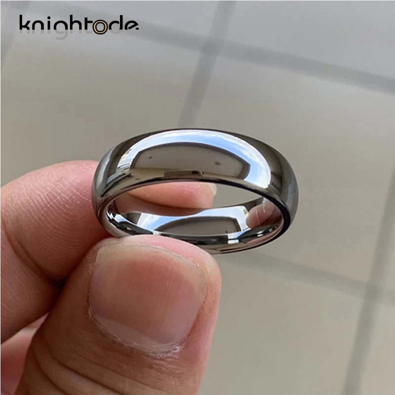 High Quality Tungsten Carbide Ring Wedding Engagement Ring For Men Women Domed Band Polished Shiny Comfort Fit 8/6/4/2mm 250213