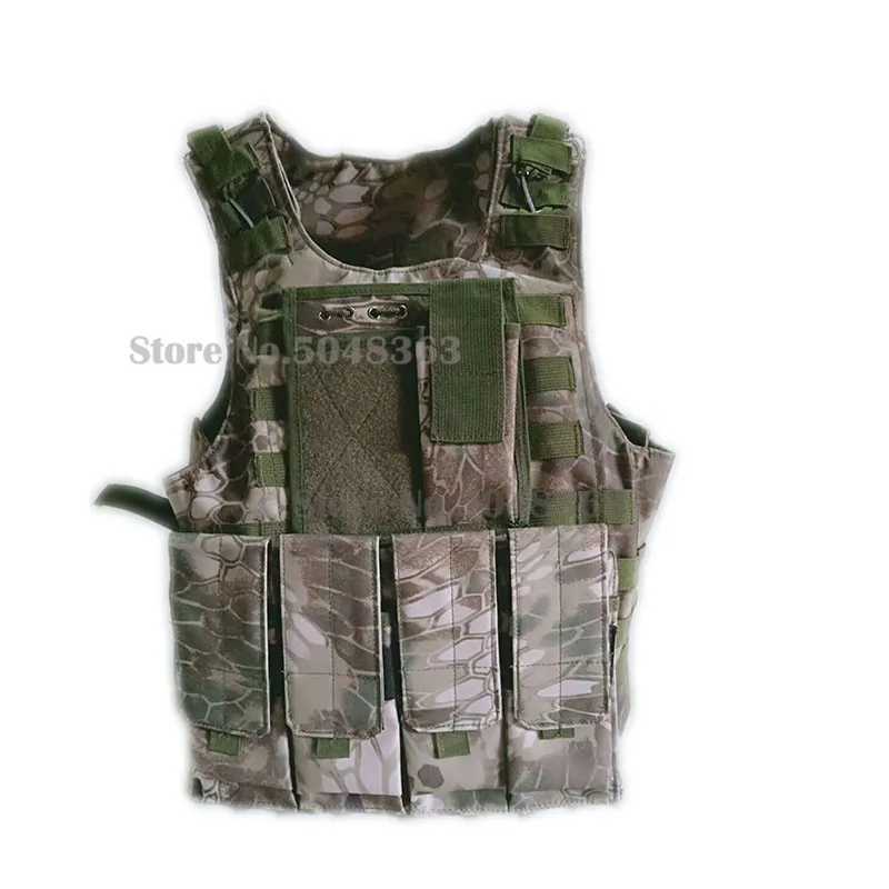 Tactical Mens Military Hunting Vest Field Battle Airsoft Molle Waistcoat Combat Assault Plate Carrier Hunting Vest Hunting EquipXJ250219