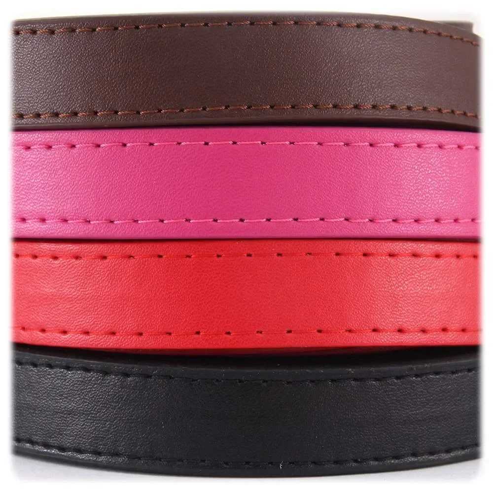 Leather Cat Dog Leashes Colorful Puppy Walking Leashes Harness Collar Lead Rope For Small Medium Large Dogs Pet Supplies 1.2MXJ250218