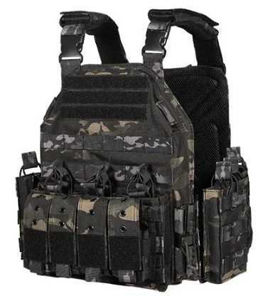 Tactical Vest Outdoor Cs Protective Equipment 6094 Combat Tactical Vest Camouflage SuitXJ250219