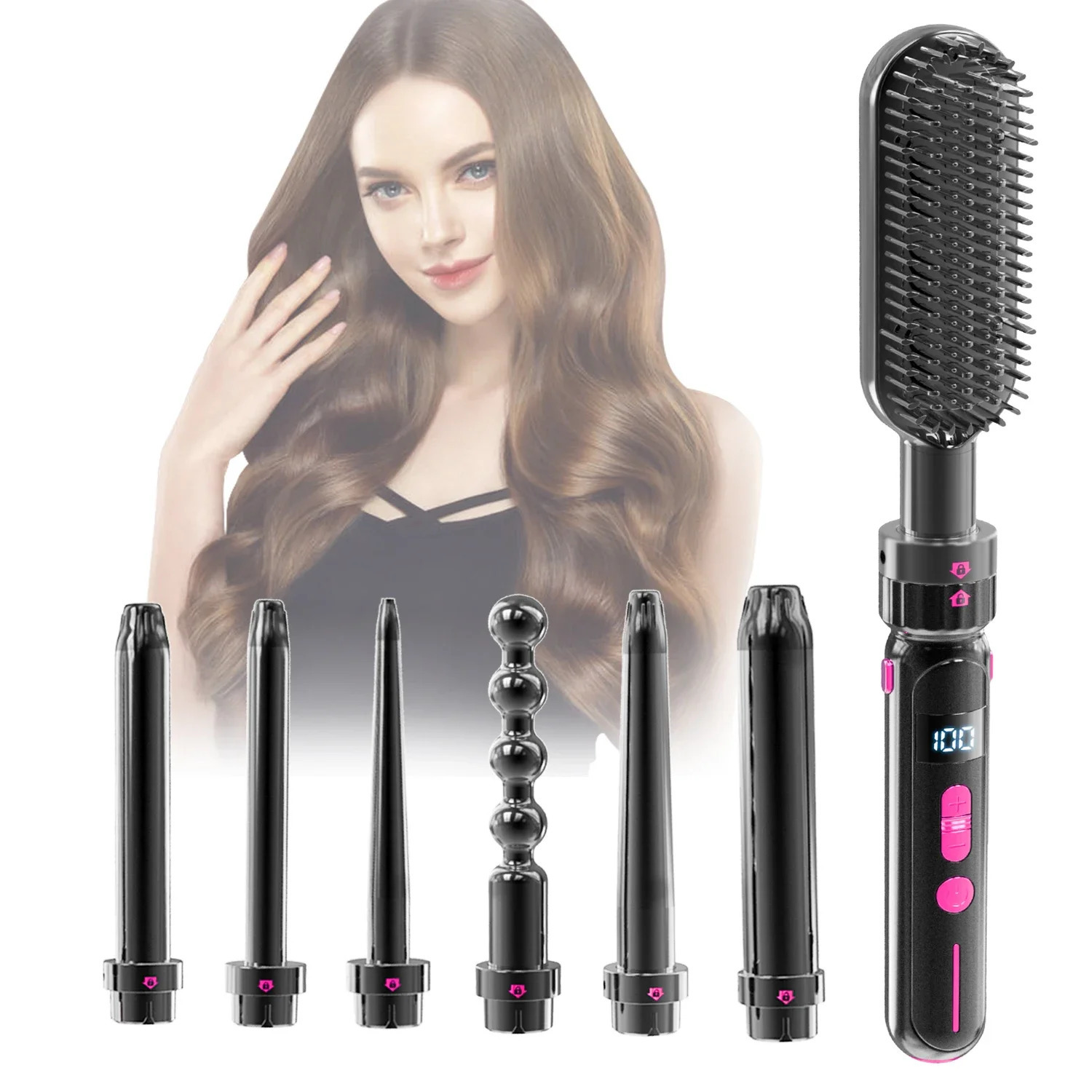 Professional Hair Curling Iron 2 in 1 Hair Straightener And Curler Twist Straightening Curling Iron Wave Waver Styling Tools 250214